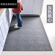 Kitchen ground mat minimalist modern suction non-slip anti-oil washable washable dirty household waterproof rug mat mat