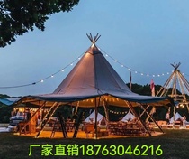 Tipi Indian Grass Hat Tent Camp Camp Camp Camp Exhibition Network Red Scenic Outdoor Pyramid Scenic Scenic Scenic