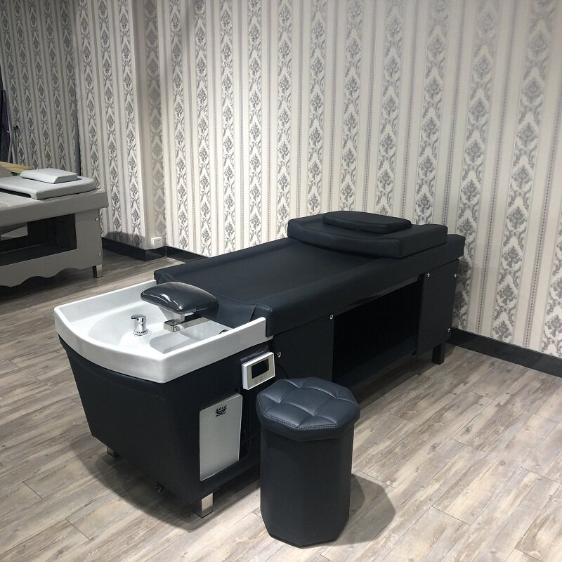 Head washing bed Rico Shop special washing headbeds flush bed Shampoo Bed Beauty Hair Wash Headbed Hair Salon Special full-reclining Thai-style shampoon bed