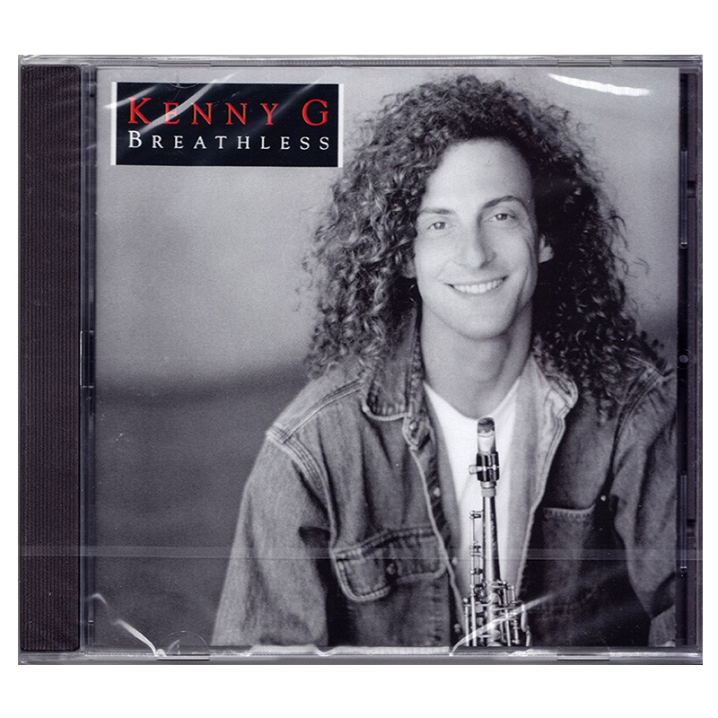 Original Genuine Kenny g Breathless Cd Disc Jazz Blues Saxophone Music