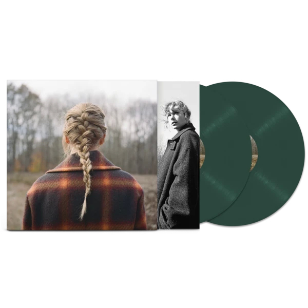 Taylor Swift Evermore Vinyl Record Lp Green Vinyl Taylor Swift Album Colored Vinyl