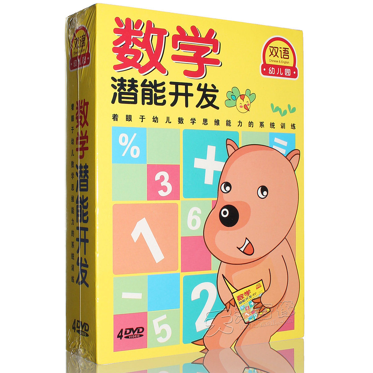 Kindergarten Children's Mathematics Enlightenment Early Childhood Education Number of arithmetic plus subtraction teaching materials Optical discs DVD Light discs