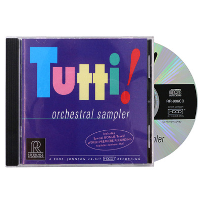 Оригинальный непобедимый диск Tutti, диск для прослушивания, HIFI Fever, компакт-диск с классической музыкой, RR906