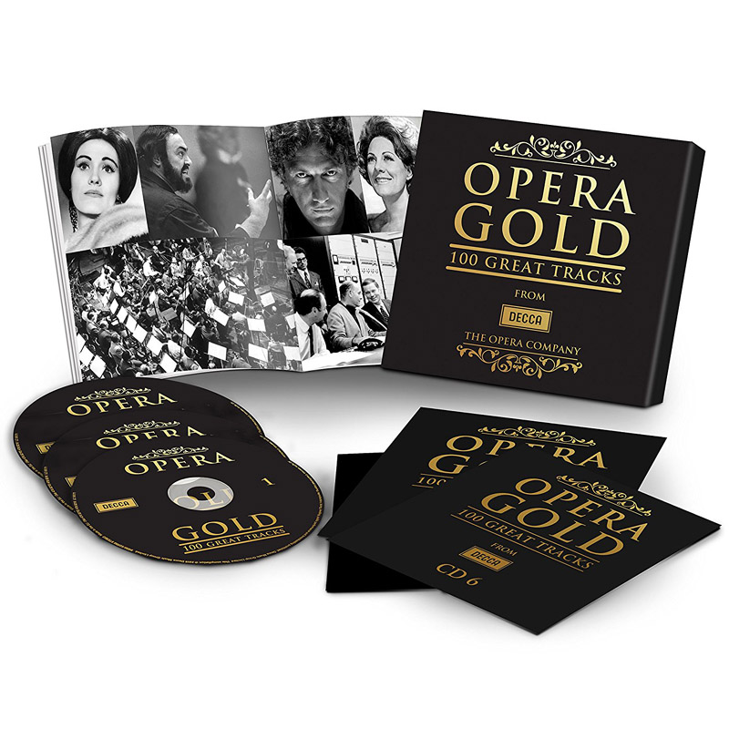 GENUINE OPERA GOLD 100 GREAT SONGS OPERA GOLD 100 GREAT TRACKS 6CD PAVAROTTI