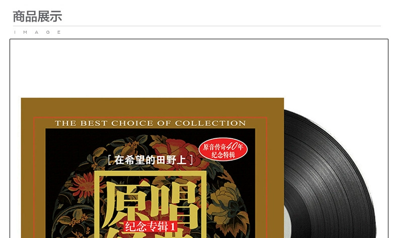 Bản gốc chính hãng hát những bài hát dân gian cổ điển trong lĩnh vực ghi âm hy vọng đĩa vinyl LP chuyên dụng đĩa 12 inch - Máy hát