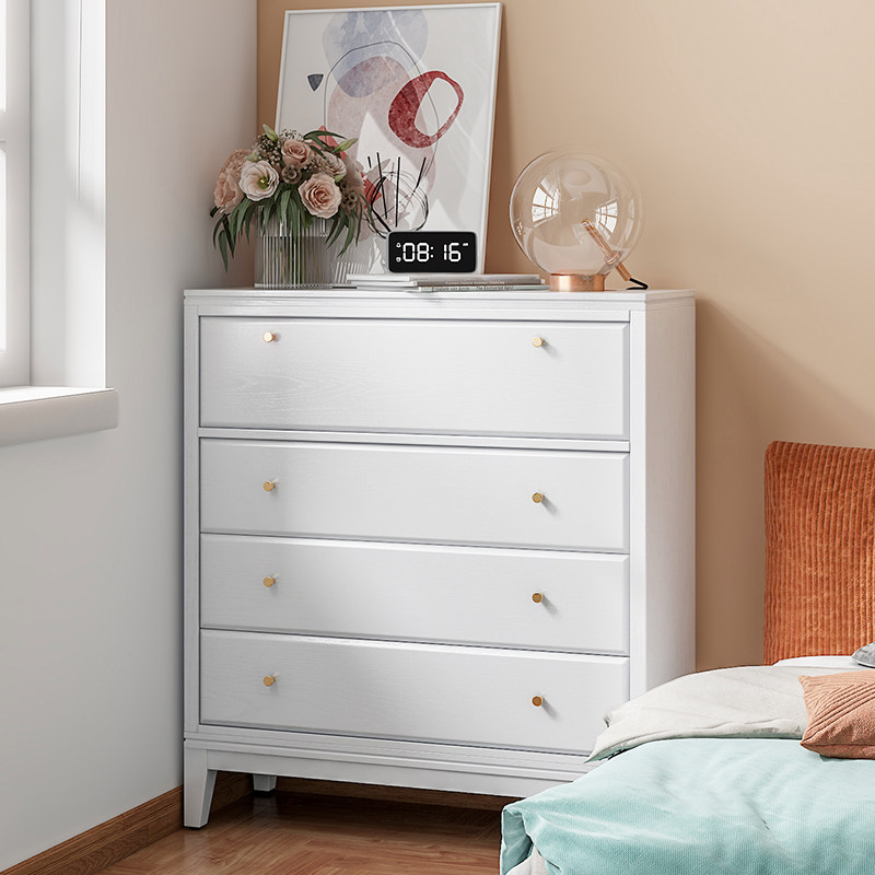 Headboard Bucket Closet Bedroom Solid Wood Room Containing Lockers American Five Bucket Cabinet Large Capacity Home Drawer Cabinet-Taobao