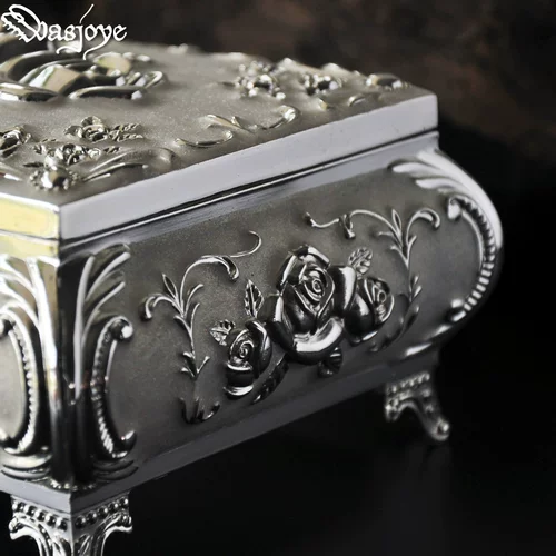 Wasjoye Ювелирное украшение, аксессуар, ретро коробка для хранения, коробочка для хранения для принцессы, сундук с сокровищами, кольцо, европейский стиль, Южная Корея
