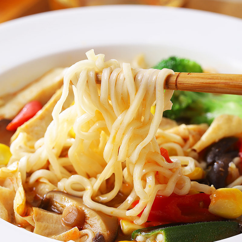 Taiwan Imports Chengchang Non-fried convenient flush noodles Spicy Sour Spicy Sour Spicy Tang Jam Mix Pure Vegetarian Foods No MSG