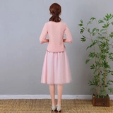 Ретро комплект, костюм для школьников, 2019, с вышивкой