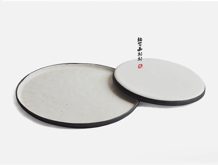 Japanese style restoring ancient ways of household ceramics tableware flat plate breakfast dish dish dish tray was western - style food dish MoBai steak