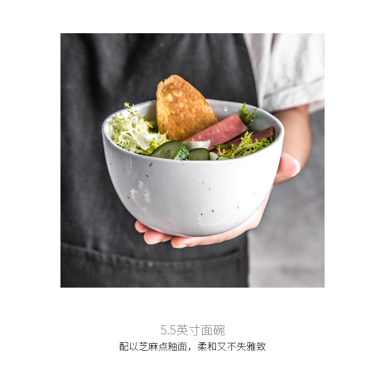 The original glaze manual irregular Japanese northern wind household ceramic bowl bowl rainbow such as bowl of soup pot soup bowl plate tableware