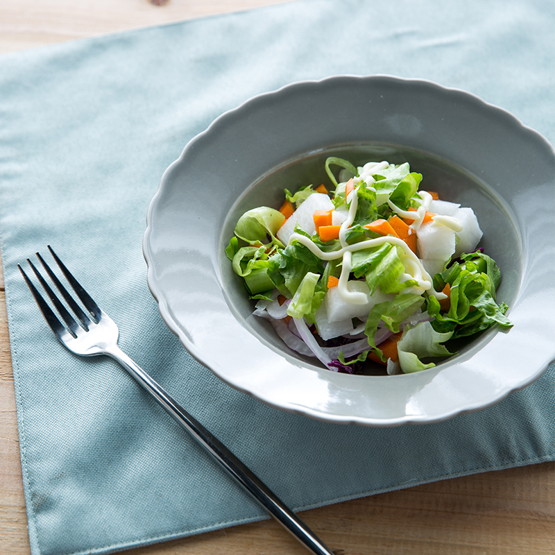 Nordic Japanese - style tableware ceramics household rainbow such as bowl bowl of rice bowl to eat nice bowl creative abnormity large soup bowl