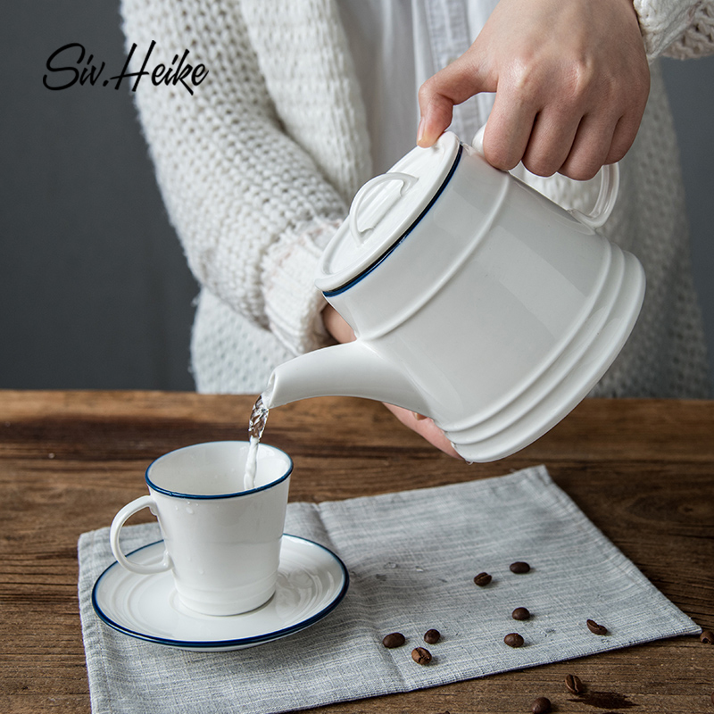The Nordic ins contracted Europe type have The ceramic English afternoon tea water cup tea pot of coffee cups and saucers suit