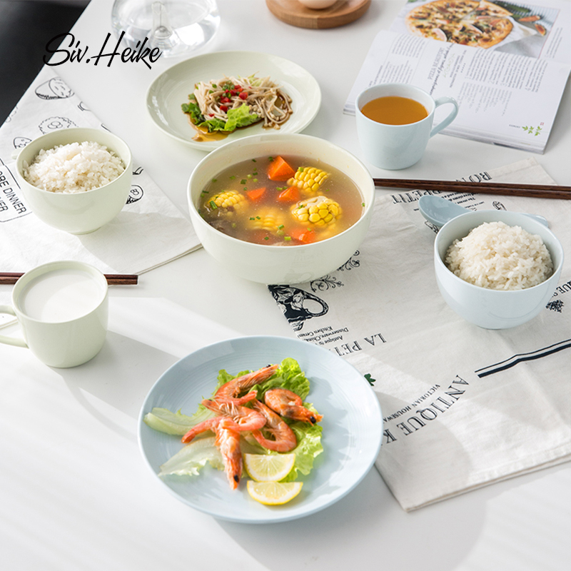 Creative household contracted express picking Japanese European ceramic dishes dishes chopsticks tableware suit just a little food