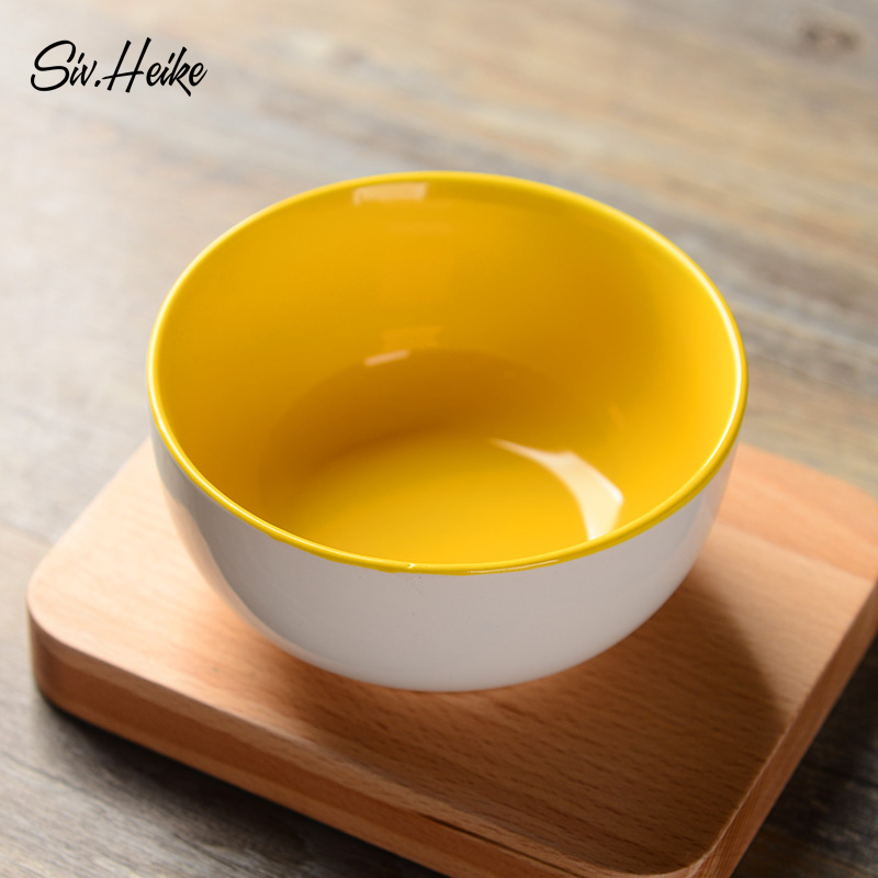 Creative household contracted express picking Korean Japanese European ceramics tableware jobs early small bowl dessert bowl