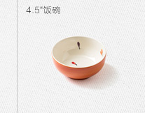 Nordic ins hand color Japanese European household ceramic bowl west tableware dessert salad bowl rainbow such as bowl soup bowl