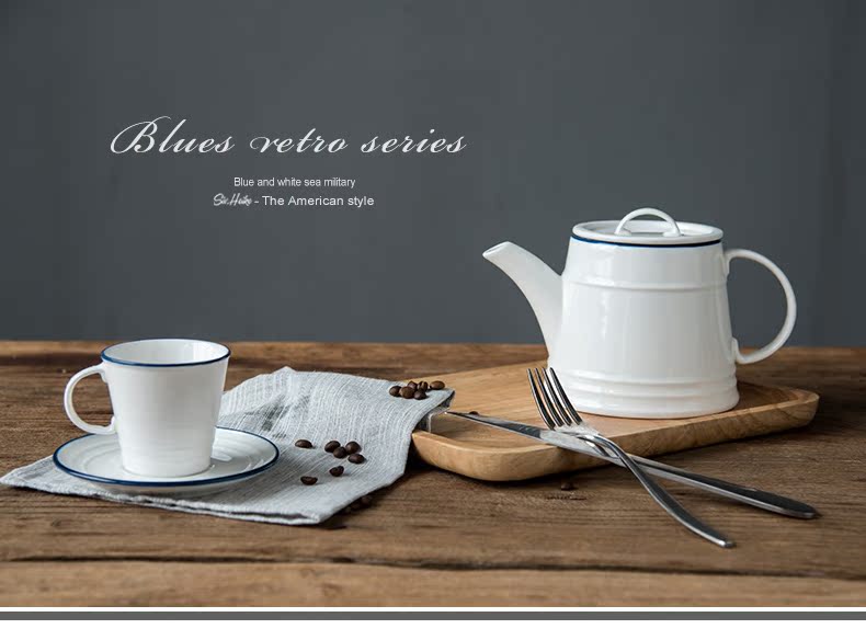 The Nordic ins contracted Europe type have The ceramic English afternoon tea water cup tea pot of coffee cups and saucers suit