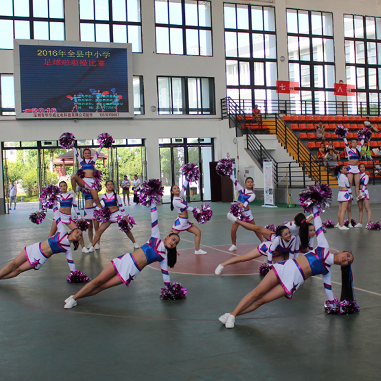Thể thao tùy chỉnh thể dục nhịp điệu thể dục nhịp điệu trang phục khiêu vũ thể dục nhịp điệu quần áo thi đấu nhóm quần áo trang phục cổ vũ giay múa