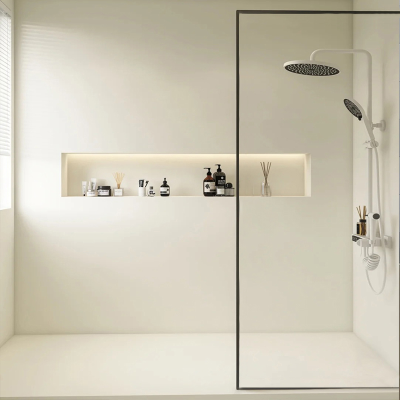 Ultra-Narrow Frame Bathroom Half-Partition Glass Door Minimalist Shower Room Bathroom Dry and Wet Separation Ultra-White Shower Screen Ultra-Narrow Frame Bathroom Half-Partition Glass Door Minimalist Shower Room Bathroom Dry and Wet Separation Ultra-White Shower Screen