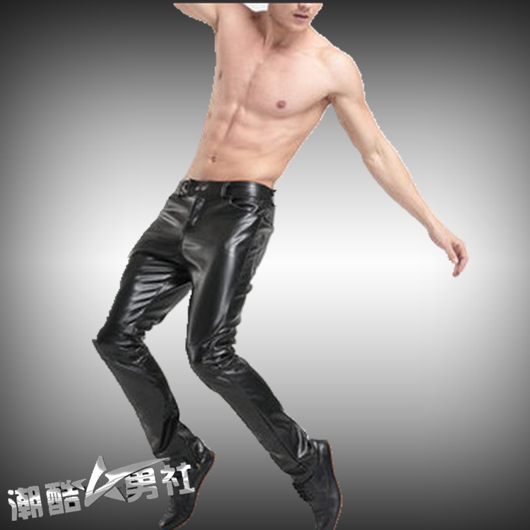 Pantalon cuir homme serré pour automne - Ref 1478809 Image 44