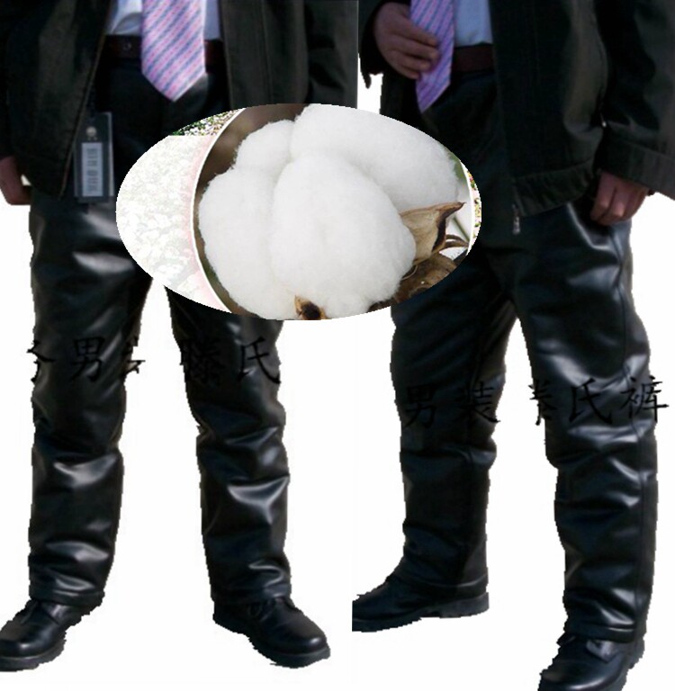 Pantalon cuir homme droit pour hiver - Ref 1479684 Image 40