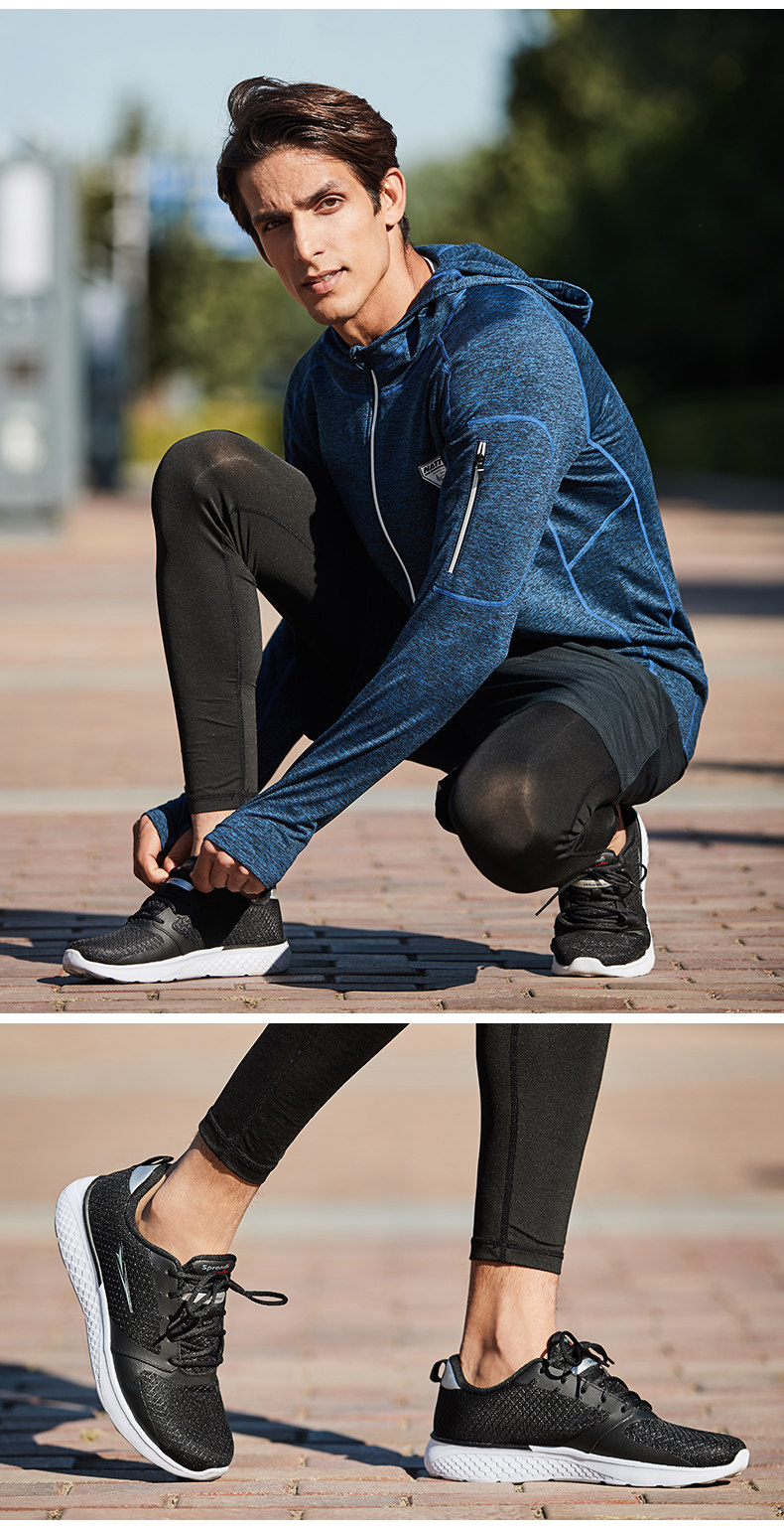 Sprandi 斯潘迪 缓震防滑轻便透气 男式跑步鞋 天猫优惠券折后￥149包邮（￥299-150） 3色可选