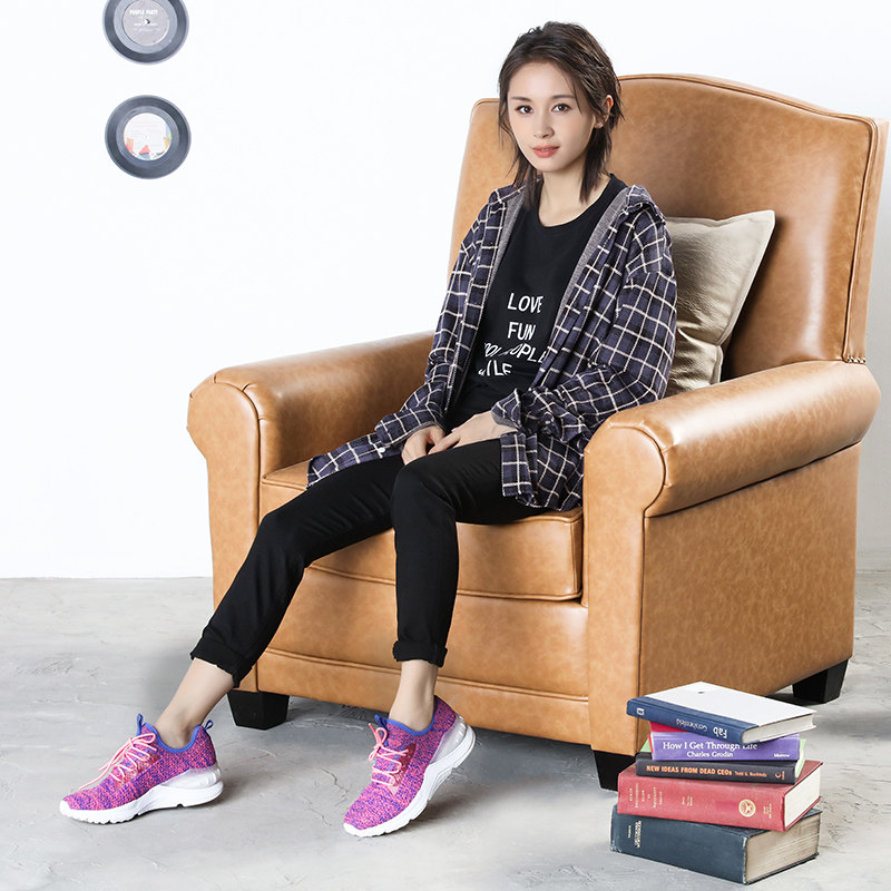 Sprandi 斯潘迪 19年夏季新款 飞织透气 女式休闲鞋 内增高运动鞋 双重优惠折后￥149包邮 4色