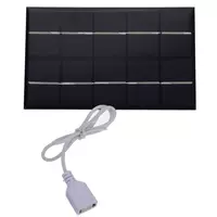 Портативная USB -солнечная панель зарядное устройство 5W 5V USB2.0 Port Solar Pan