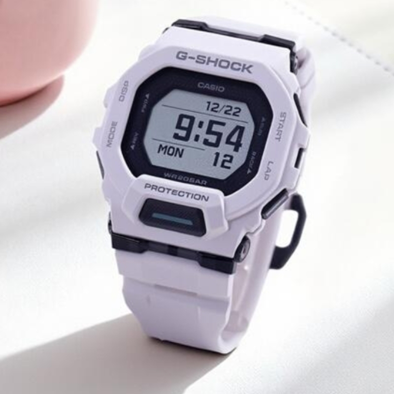 Casio Gbd200 G-Shock Transparent Square Large Screen Night Running Speed Measurement Bluetooth Watch Gbd-200Sm