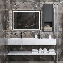 Osadi bathroom set bathroom cabinet smart cabinet combination rock board integrated basin toilet hand wash basin