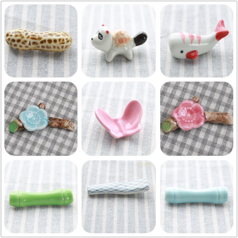 Simple Japanese style chopstick rest Japanese style chopstick rest creative ceramic chopstick rest chopstick rest chopstick rest chopstick rest special offer