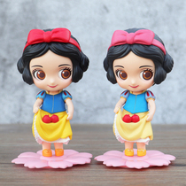 Q Edition Sweetiny White Snow Princess Handmade Doll Swing Piece Man Puppet Model Toy Gift Cake Decoration