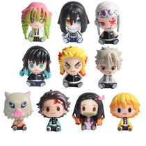 Q-version sitting Sitting Ghost with Charcoal Cure of the Charcoal Cure of the Bean Cure of the Bean Fucai Yoshiyong Birthday Boy with a blind box