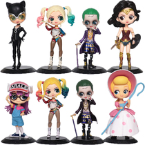 Qposke clown girl Harry Quinn Wonder Woman Catwoman Shepherd Alalay hand doll cake ornaments