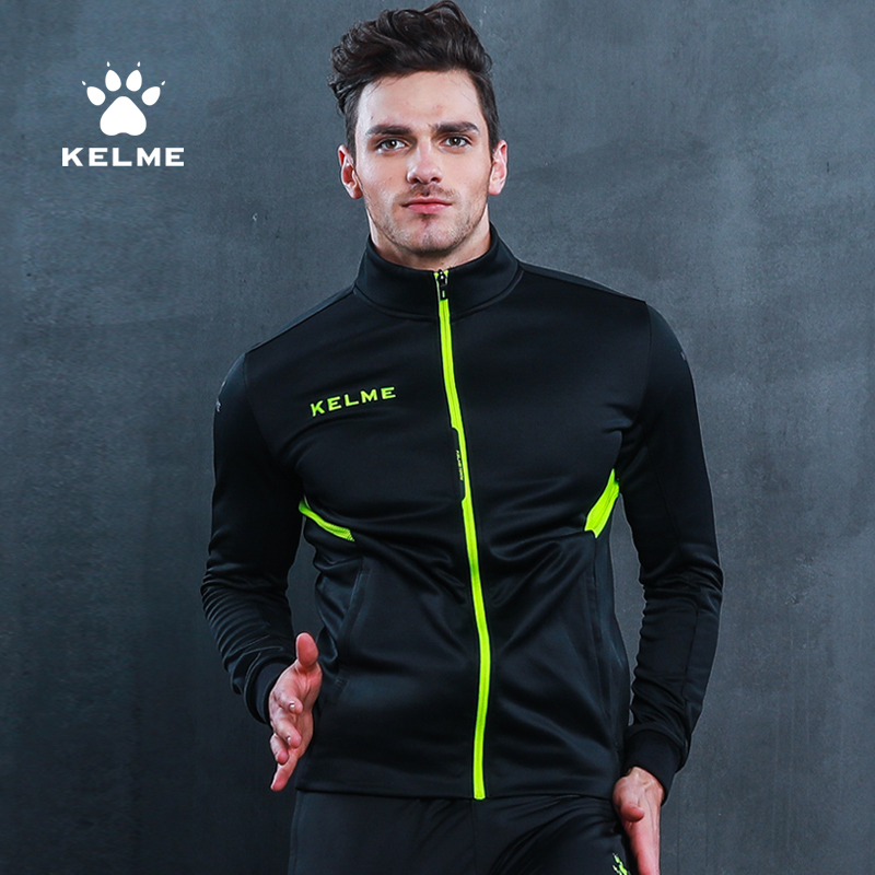 KELME Karmei Spring Sports Running Jacket Men's Football Training Jacket Casual Breathable Jacket Jacket