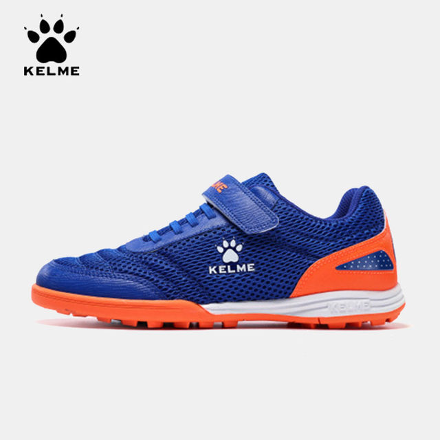 ເກີບເຕະບານເດັກນ້ອຍ Kelme ສໍາລັບເດັກນ້ອຍຊາຍໂຮງຮຽນປະຖົມ summer breathable Velcro ເລັບ breaking ເກີບການຝຶກອົບຮົມມືອາຊີບ