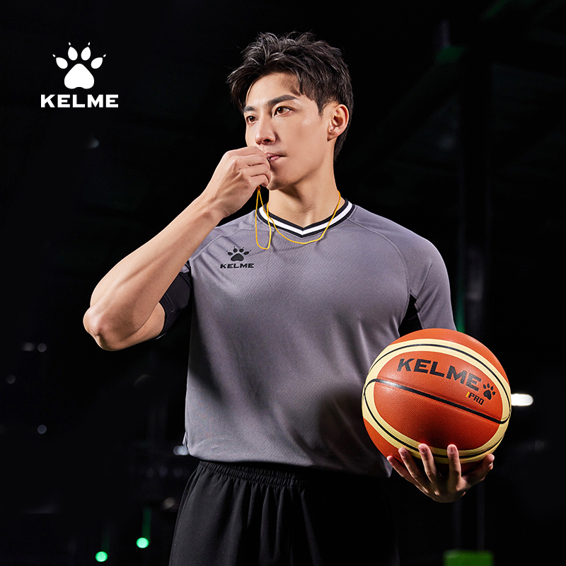 KELME Kalmi's new basketball Referee Wear blouse for men and women Summer sports T-shirt breathable sportswear can be printed