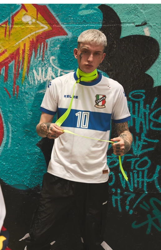 Kelme Carmel Legend Cup Italy sân khách đồng phục bóng đá tay ngắn - Bóng đá