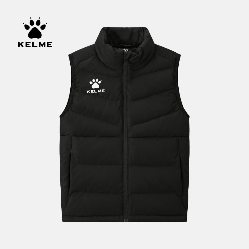 KELME children's cotton vest autumn and winter new men's and women's children's sports warm thickened cotton jacket