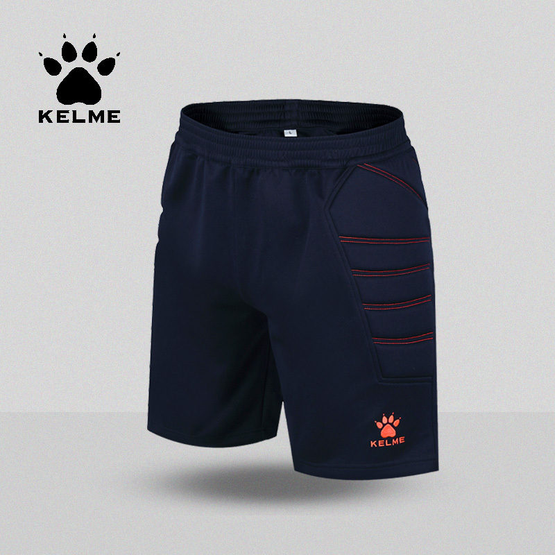 Kelme Football Goalkeeper Shorts Adult and Children's Goalkeeper Training Gear with Side Protection
