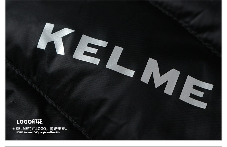 KELME Kalmei mùa thu và mùa đông ánh sáng mới xuống vest bóng đá thể thao giải trí áo khoác K15P019-1