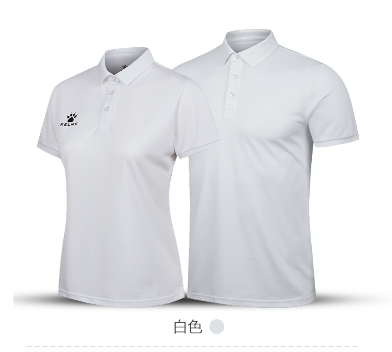 Áo sơ mi cộc tay thể thao KELME Kalmy Nam và nữ kinh doanh thoáng khí Tay áo ngắn chạy bộ hàng đầu áo thun nam có cổ polo