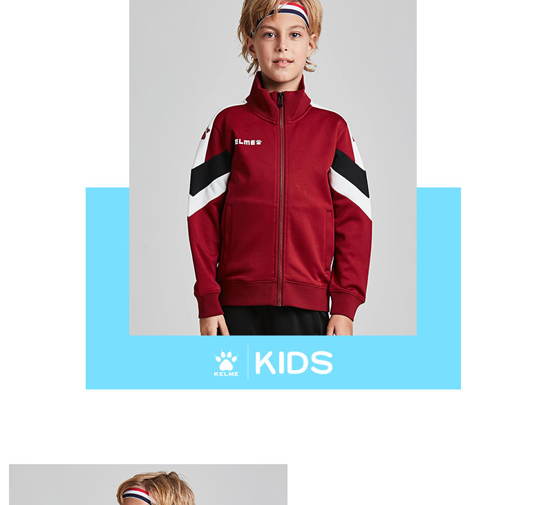 Carl beauty boy jacket mùa thu đông 2018 làn sóng mới cho trẻ em thường xuyên đứng cổ áo sơ mi khâu áo khoác thể thao áo khoác mỏng nam adidas
