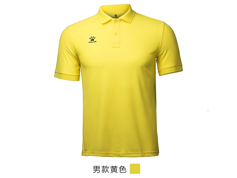 Kelme Calme thể thao ngắn tay t-shirt nam ve áo POLO áo mồ hôi thấm thấm hơi thở hấp thụ thường ngắn tay phụ nữ