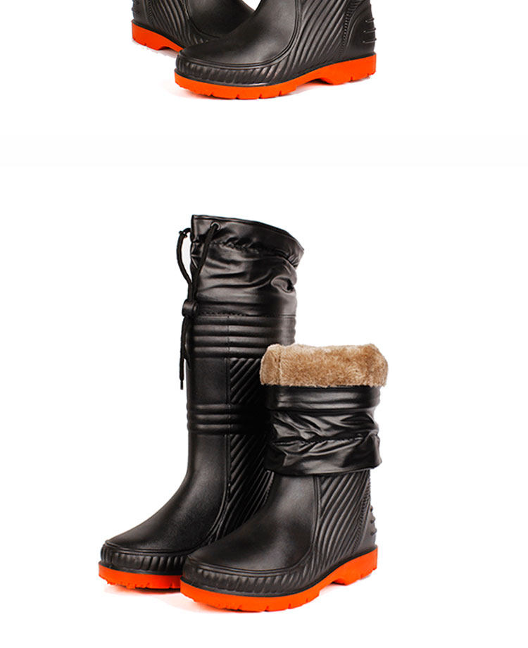 Chaussures - bottes caoutchouc homme pour hiver - semelle tendon - Ref 959995 Image 21