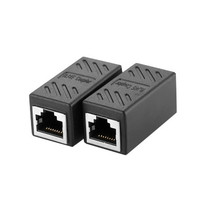 Iron shell network cable connector RJ45 network cable extender pair connector Network double-through head