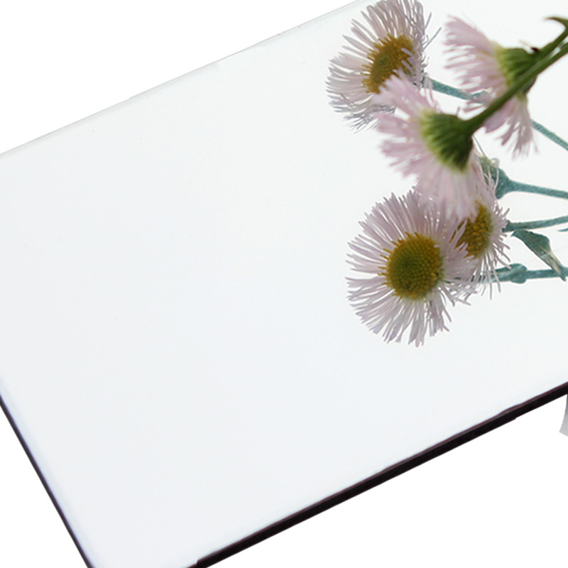 Auspicious aluminum-plastic plate 4mm mm 21 wire high-grade silver mirror can be bent inside and outside the wall decoration plate manufacturers