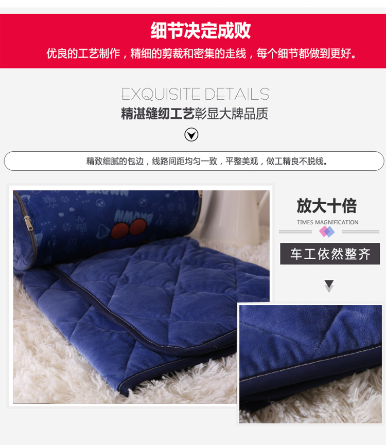 Đa chức năng gối mùa đông chăn kép sử dụng dày xe san hô nhung văn phòng đệm ăn trưa phá vỡ gối sofa gối kèm chăn văn phòng