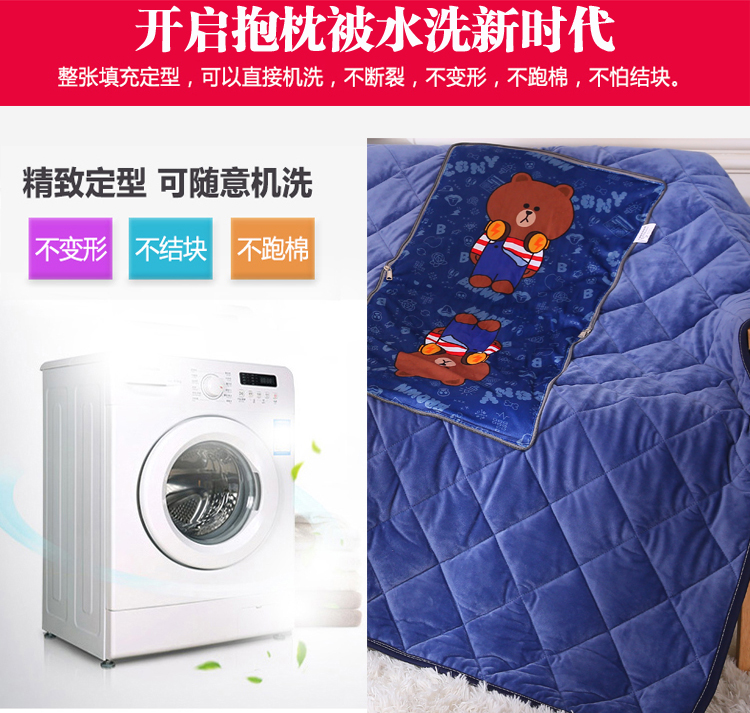 Đa chức năng gối mùa đông chăn kép sử dụng dày xe san hô nhung văn phòng đệm ăn trưa phá vỡ gối sofa gối kèm chăn văn phòng