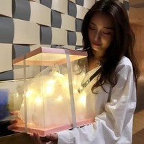 Wedding model niche and advanced NET red ins walking heart girl gift recommended design sense girlfriend Special